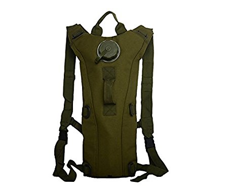 Bormart 3L 3 Liter 100 ounce Hydration Pack Bladder Water Bag Pouch Hiking Climbing Hunting Running Survival Outdoor Backpack