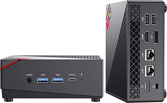 ACEMAGICIAN Mini PC, AMD Ryzen 5 5600U(6C/12T, up to 4.2 GHz), Mini Computers 16GB DDR4 RAM 512GB M.2 2280 NVME SSD Graphics 7 Core 1800 MHz, Support 2.5 Inch HDD Dual Ethernet HDMI/Type-C/Wifi5/BT4