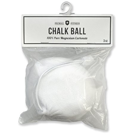 Primal Fitness - 3 oz. Refillable Gym Chalk Ball