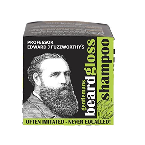 Professor Fuzzworthy NEW Apple Cider Tonic Beard SHAMPOO BAR | 100% Natural & Organic Kunzea & Essential Plant Oils for Beard Growth Dandruff Anti Itch | No Harsh Chemicals |Made in Tasmania Australia