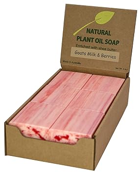 Simple Scents Australia Goats Milk and Berries Natural Soap (12 Bars)