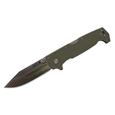 Cold Steel SR1 Knife, OD Green, 4-1/2"