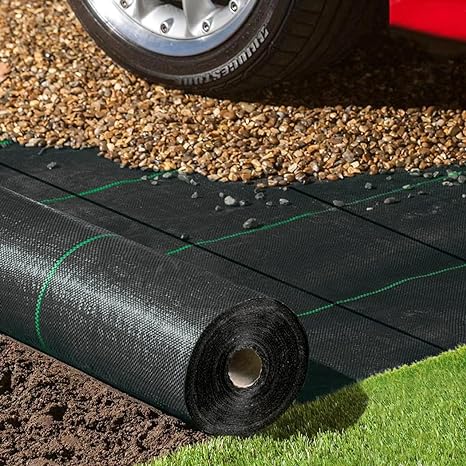 Weed Barrier Landscape Fabric Heavy Duty 4ft x 300ft，Garden Fabric Weed Barrier，Black Mulch for Landscaping, Weed Blocker Fabric Garden Bed Cover Garden Supplies (WBF-4ft x 300ft)