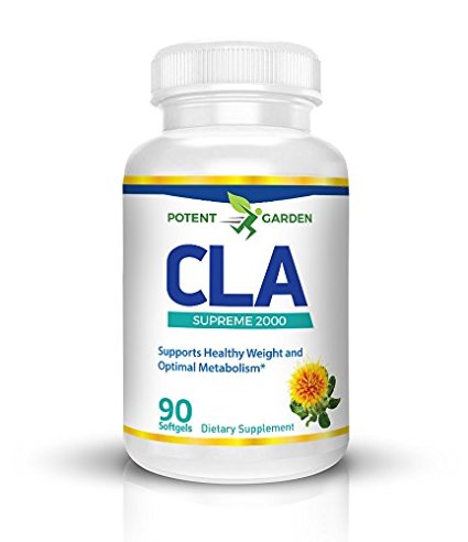 CLA SUPREME 2000 | 2000mg Safflower Oil | Best CLA Supplement for Weight Loss | #1 Conjugated Linoleic Acid Diet Pills for Women and Men | Conjugated Linoleic Acid | 100% Guaranteed!