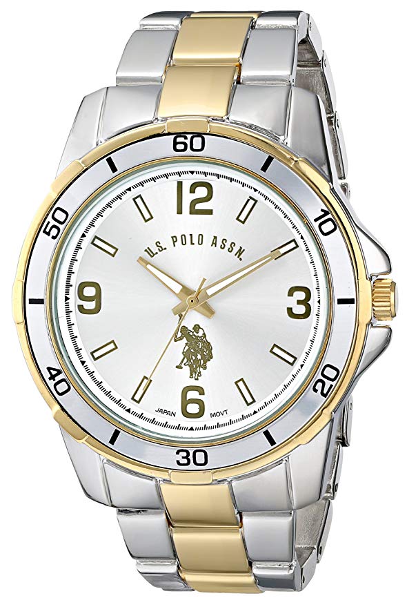 U.S. Polo Assn. Classic Men's USC80297 Two-Tone Watch