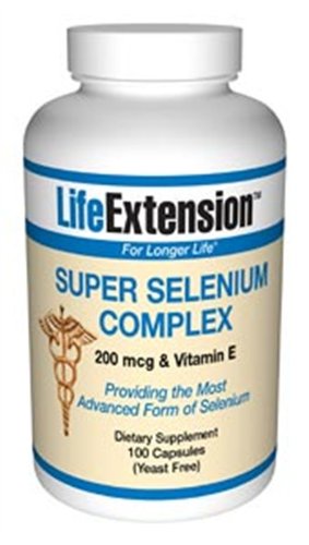 Life Extension Super Selenium Complex 200 Mcg Capsules, 100-Count