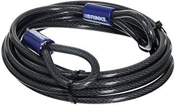 Brinks 165-38150 3/8-Inch x 15-Feet Flexweave Loop Cable