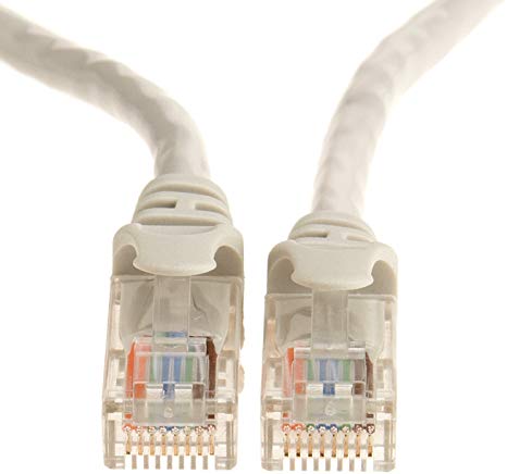 AmazonBasics RJ45 Cat-5e Network Ethernet Cable - 25 Feet (7.6 Meters), 10-Pack