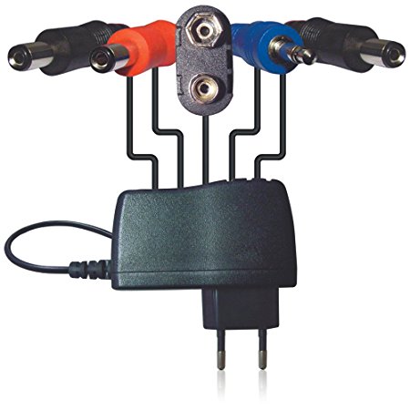 Behringer Power The World Psu-Hsb-All All-Country Dc 9 V / 1.7 A Power Adapter With Daisy-Chain Connectors, Jumper Cables And All-Country Mains Adapters