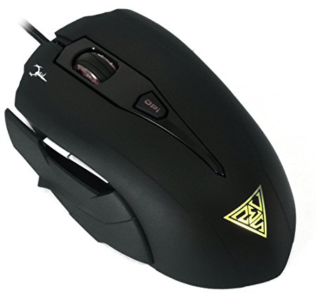GAMDIAS Hades GMS7001 Optical FPS Gaming Mouse 3 Set Ambidextrous  Adjustable Side Panels 7 Programmable Buttons, Omron Micro Switches