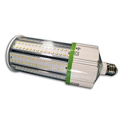 EverWatt 40-watt (4000K) LED Corn Bulb 4,600 Lumens (100-300 Watt Replacement) 360° Street/area Lighting, E26 (Standard) Screw Base, Ul-listed, DLC Listed,RoHs,CE,ip64, Metal Halide Replacement