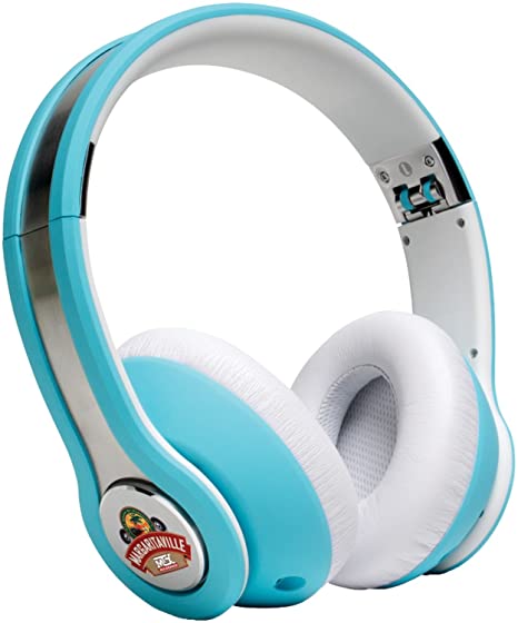 Margaritaville Audio MIX1-AQUA High Fidelity Headphones, Bahama Blue