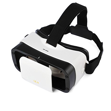 3D VR Glasses,Rasse GTF02U Mini VR Box Virtual Reality Headset 3D Glasses for Smartphone-White