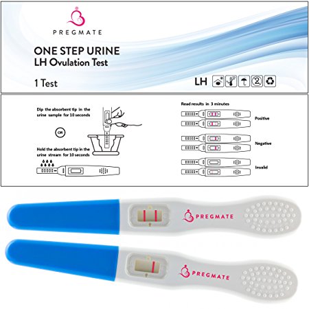 PREGMATE 20 Ovulation (LH) Midstream Tests Sticks Strips Combo Pregnancy Predictor Kit Pack (20 LH)