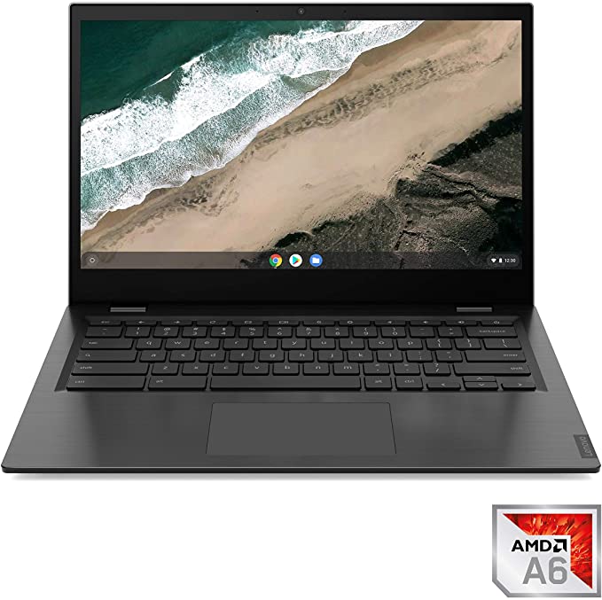 Lenovo Chromebook S345 Laptop, 14.0" FHD (1920 x 1080) Display, AMD A6-9220c Processor, 4GB DDR4 OnBoard RAM, 32GB SSD, AMD Radeon R5 Graphics, Chrome OS, 81WX0001US, Platinum Grey