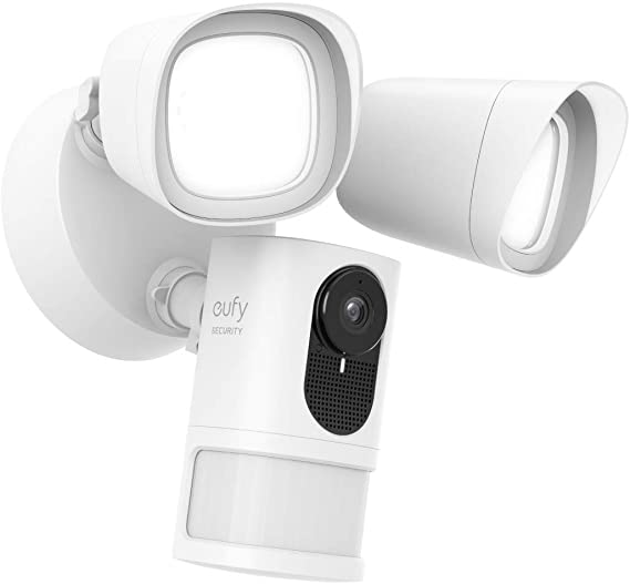 eufy Security Floodlight Camera,1080p,Real-Time Response, No Monthly Fees, Secure Local Storage, 2500-Lumen Bright and Adjustable Floodlights, Ready for Any Weather