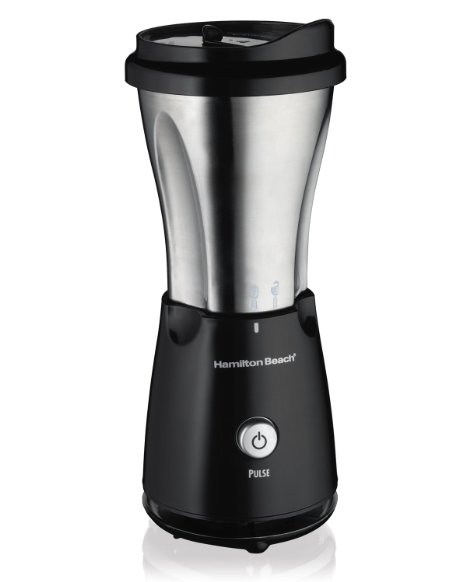 Hamilton Beach 51108 Stainless Single Serve Blender with Travel Lid