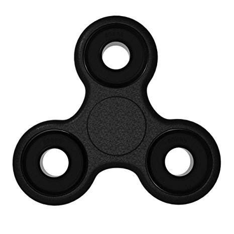 Fidget hand spinner toy Premium Bearing High Speed Perfect For ADD, ADHD, Anxiety, and Autism Adult Children(Black)