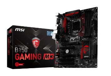 MSI Gaming Intel Skylake B150 LGA 1151 DDR4 USB 31 ATX Motherboard B150 Gaming M3