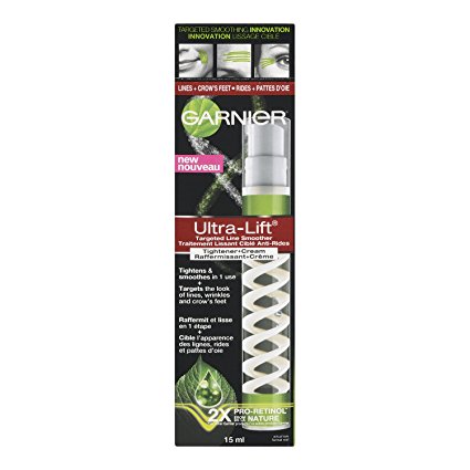 Garnier Ultra-Lift Targeted Line Smoother for Lines with Crow's Feet, 0.5 Fluid Ounce