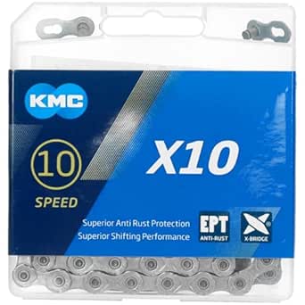 KMC X10 EPT Chain, Grey, 114 Links