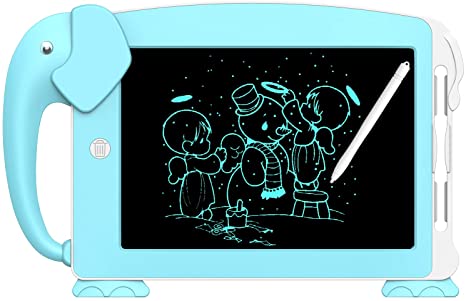 LCD Writing Tablet, 10.5" Electronic Writing Board LCD Doodle Board, Writing Pad Drawing Tablet for Kids Educational Writing Board Gifts for Kids and Adults at Home, School & Office - Elephant