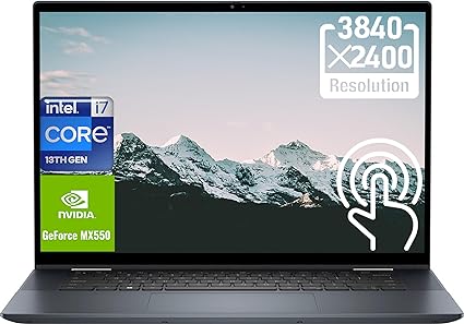 Dell Inspiron 16 7630 2-in-1 Touch Laptop 2023 Newest, 16" 16:10 OLED 3840 x 2400 Display, Intel Core i7-1360P Up to 5 GHz, NVIDIA GeForce MX550, 16GB DDR5, 1TB SSD, Backlit KB, Windows 11 Home