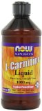 NOW Foods Liquid L-Carnitine 1000mg Tropical Punch  16 ounce