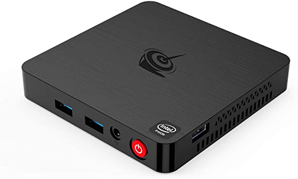 Mini PC T4 Intel Atom x5-Z8500(up to 2.24GHz) Desktop Computer,Windows 10 Pro,4G DDR3/64G EMMC Ultra-Thin Mini Computer,4K HD,2.4G/5G Dual WiFi,BT4.0,HDMI/DP Dual Display Output,Gigabit Ethernet