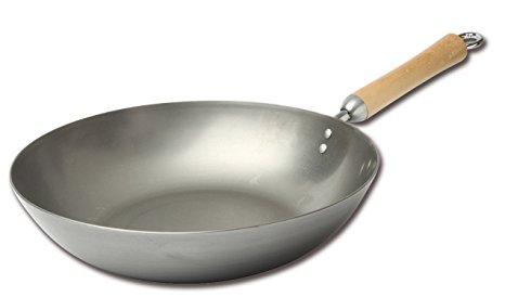 Joyce Chen 21-9979, Classic Series Carbon Steel Stir Fry Pan, 12-Inch