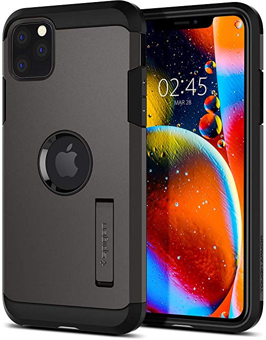 Spigen Tough Armor, Designed for iPhone 11 Pro Max Case (2019) - Gunmetal