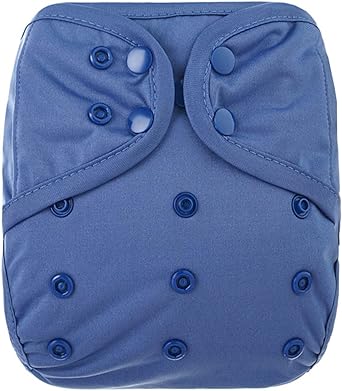 OsoCozy One Size Reusable Cloth Diaper Covers - Adjustable Snap Fit & Double Leg Gussets. Fits Babies from 8-35 Pounds.