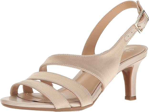 Naturalizer Womens Taimi Strappy Mid Heel Slingback Dress Sandals