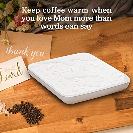 Mug Warmer Coffee Cup Warmer for Desk Auto Shut Off Electric Candle Warmer Hot Coffee Plate Accessories for Tea Beverage Cocoa Milk and Best Gift for Coffee Lovers