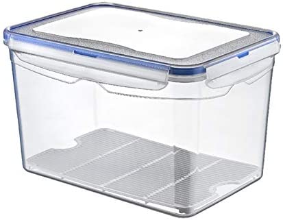Air Tight Container Clear Plastic Kitchen Food Storage Box Tub (1, 9 Litre)