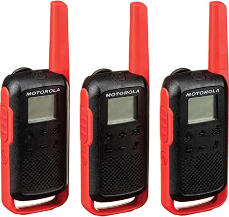 Motorola Talkabout T210TP Two-Way FRS Radio, Up to 32KM, Red