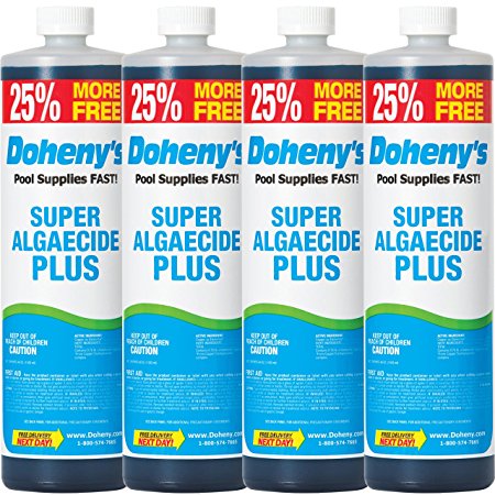 Doheny's Super Algaecide PLUS - (4- 40 oz. Bottles)