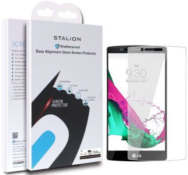 LG G4 Screen Protector: Stalion® Shield Tempered Liquid Glass Shatterproof Armor Guard [Retail Packaging](1-Pack)