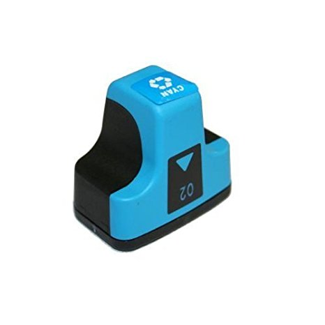 HI-VISION HI-YIELDS Compatible Ink Cartridge Replacement for HP 02 (Cyan)