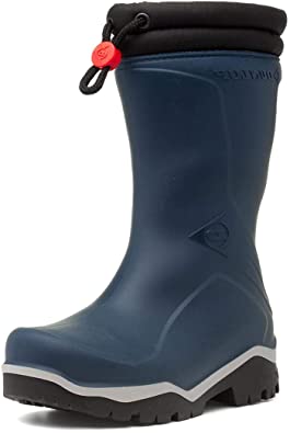 Dunlop Blizzard Kids Navy Wellington Boot K354061