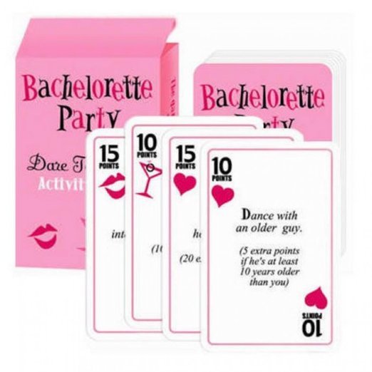 Bridal shower game gifts Bachelorette party parties games Scavenger hunt supplies favors decorations Divorce party dare cards Wedding shower Games Ladies night out and Birthday party Engagement