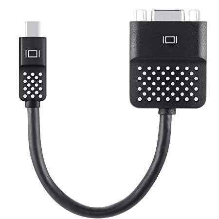 Belkin Mini Display Port to VGA Adapter, Black