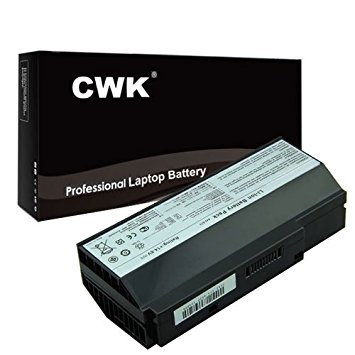 CWK High Performance Battery for Asus G73J Series Laptop Notebook Computer PC Asus 90-NY81B1000Y [8-Cell 14.8V] 24 Months Warranty