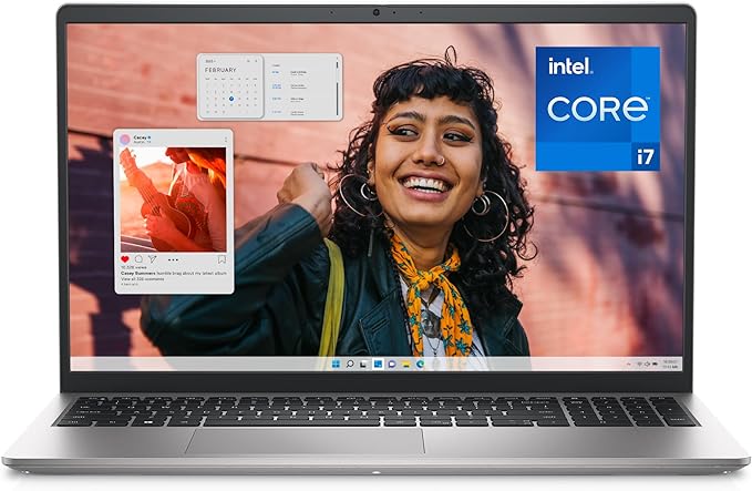 Dell Inspiron 3530 Laptop - 15.6-inch FHD (1920x1080) Touchscreen Display, Intel Core i7-1355U, 16GB DDR4 RAM, 1TB SSD, Intel Iris Xe Graphics, Windows 11 Home - Platinum Silver