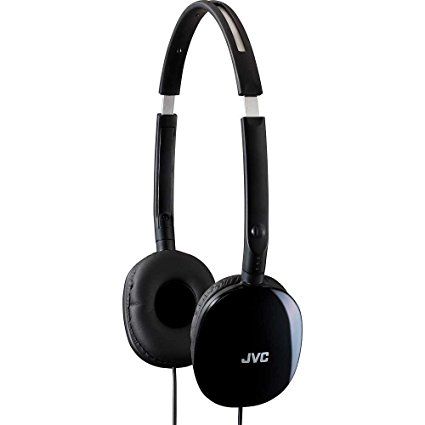 JVC Premium Lightweight Extra Bass Stereo Headphones (Black)