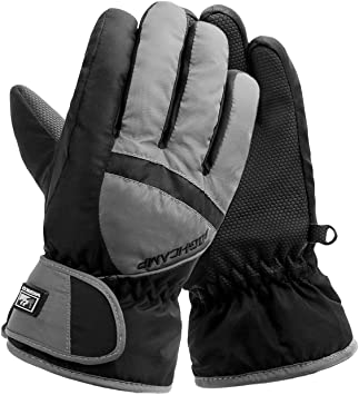 Highcamp Kids Waterproof Ski Snowboard Gloves Winter Gloves for Boys Girls Cold Weather