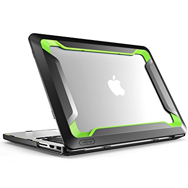 Macbook Pro 13 Case, NexCase [Heavy Duty] Slim Rubberized [Snap on] [Dual Layer] Hard Case Cover with TPU Bumper Cover for Apple Macbook Pro 13-inch 13" (Green)