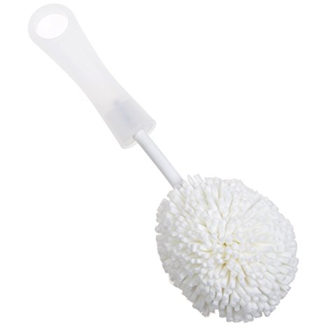 Cosmos ® Soft Foam Tipped Bottle Washing Cleaning Brush for Wine Glass Bottle