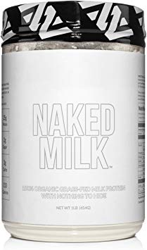 Naked Milk - 1LB 100% Organic Milk Protein Concentrate from US Farms – Whey and Casein - GMO Free, Preservative Free - Enhance Muscle Growth - Promote Maximum Recovery - 15 Servings