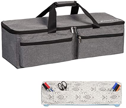 Die-Cutting Machine Carrying Bag Compatible with Cricut Explore Air and Maker, Light Weight and Foldable (Grey)